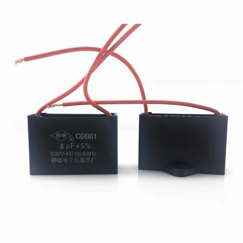 CBB61 Start capacitor 450V 1/1.2/1.5/1.8/2/2.5/3/3.5/4/4.5/5/6/7/8/10/12/15/16/18/20/25UF Fan Ceiling Motor Run Capacitor