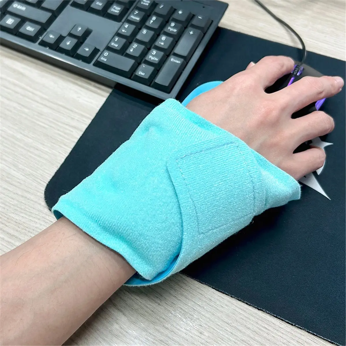 828BIGSALE Wrist Gel Ice Packs Hot & Cold Compress Pad for Pain Management Adjustable Wrist Brace Wrap Wrist Cooling Heating Pad