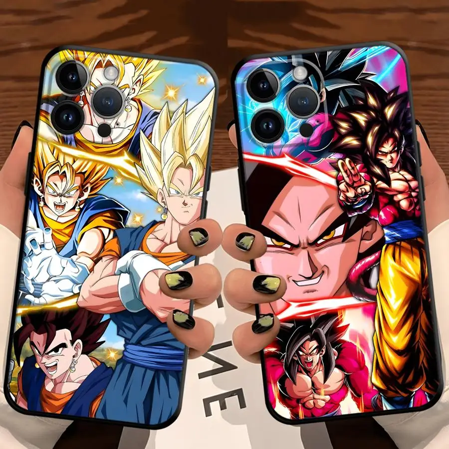 Dragon Ball Saiyajin Goku Schwarze weiche Handyhülle für iPhone 13 12 11 17 Pro Max XR 17Air 15 16 14 Plus 7 8 XS Max