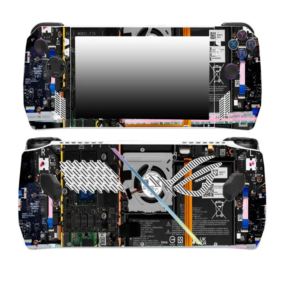 Anti Fingerprint Handheld Console Skin Game Accessories Multiple Patterns Sticker Matte Scratch Resistant Vinyl Decal