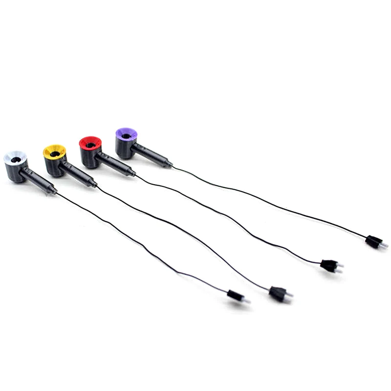 نموذج مجفف شعر مصغر فريد من نوعه لبيوت الدمى؛ مجموعة ديكور مشهد الأجهزة المنزلية