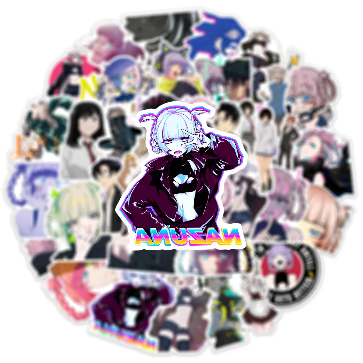 10/30/50PCS Call Of The Night Anime Stickers Kou Nazuna Sticker Waterproof Laptop Skateboard Motorcycle Guitar Phone Girls Decal - Image 3