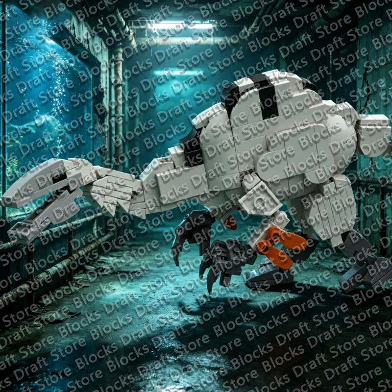 Creators Animal Series Model MOC Building Bricks Mechanical Raptor Dinosaur Modular Technology Gifts Holiday Assemble Toys QWERT