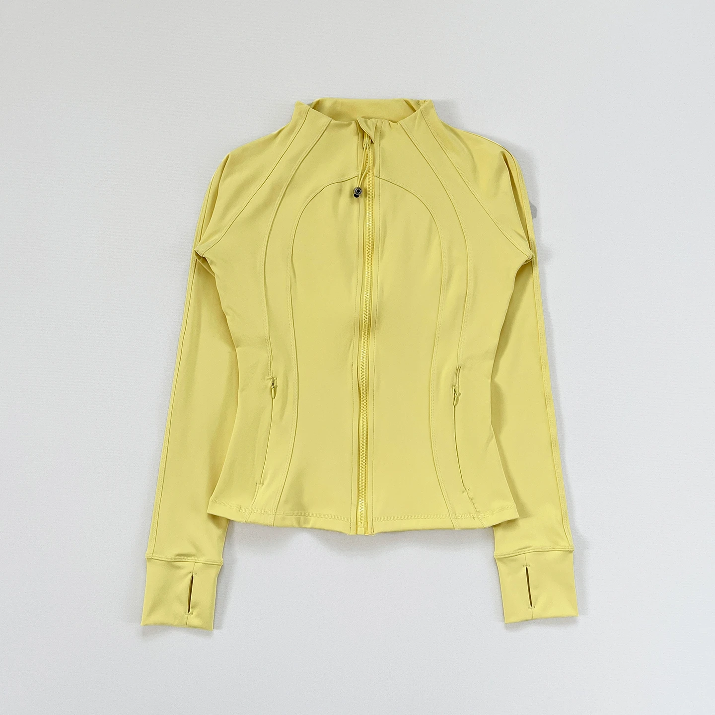 سترة نسائية رياضية متماسكة متعددة الألوان، بلوزة كاجوال بأكمام طويلة، ملابس خارجية لليوجا بلون سادة، وصل حديثًا لعام 2025 #2