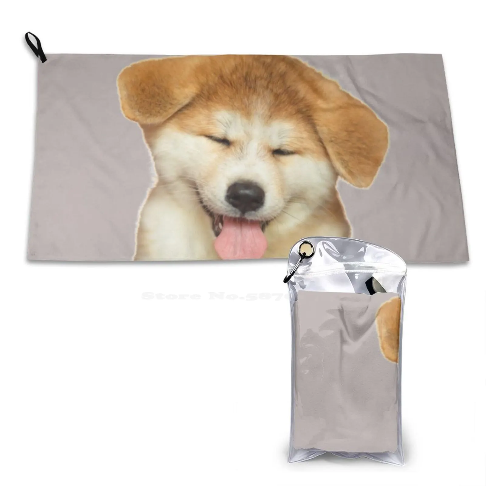 Funny T-Shirts , Puppy , Cute Skoda , Small , White Baby , Funny , Prints , Dogs Personalized Soft Towel Home Outdoor Funny