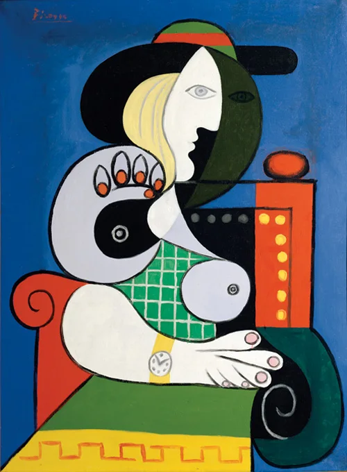 100% Handmade High Quality Oil Painting Reproduction on Linen Canvas,Picasso Woman by Pablo  Picasso,Abstract Oil Painting