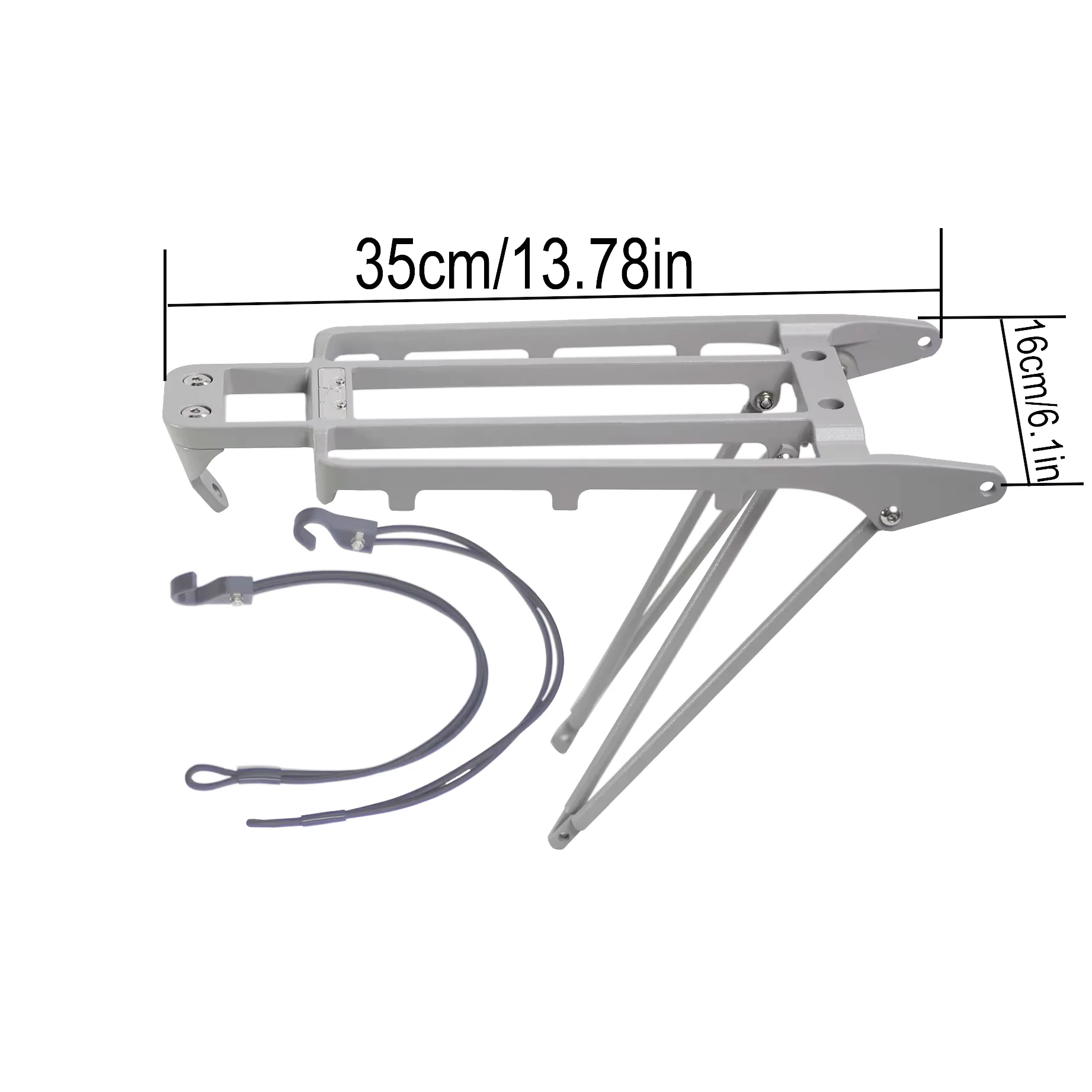 Rack de bagagem em liga de magnésio DC, ultraleve compatível com bicicletas dobráveis Brompton A e C Series