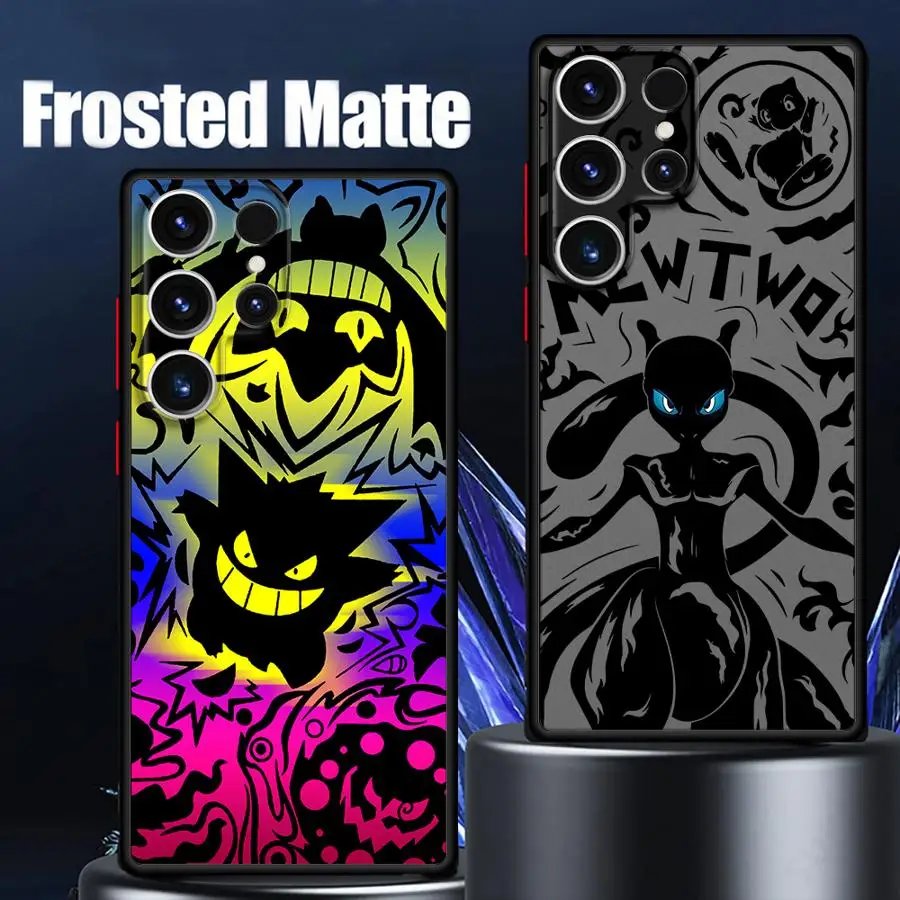 Anime Pokemons G-Gengar Case for Samsung Galaxy S24 Ultra S23 Plus S25 S22 S21 FE S20 Note 20 S9 S10 Silicone Phone Cover - náhled 6