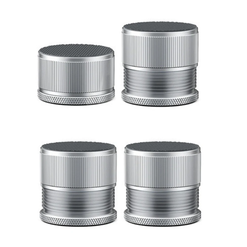 4pcs Adjustable Feet For Home-Furniture Self-adhesive Back Levelling Feet 2.3 Cm/3.9 Cm Tables Feet With Silicone Anti-slip Pads