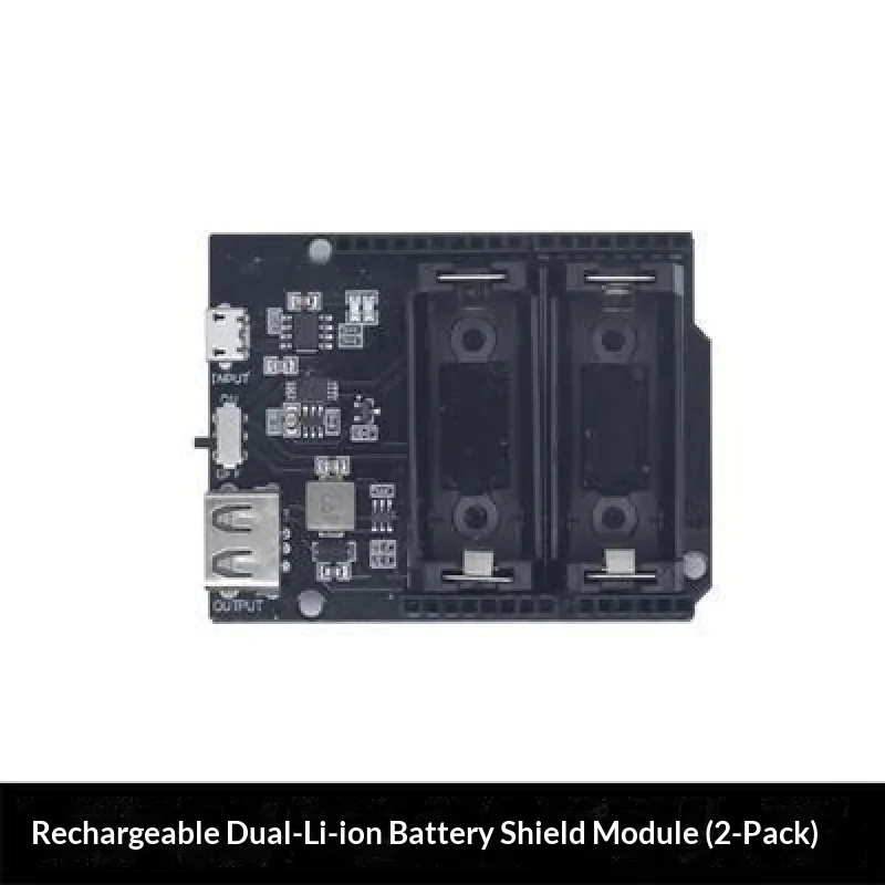 ESP8266 ESP32Power Supply Rechargeable Dual16340Lithium Battery Shield Module Expansion Board