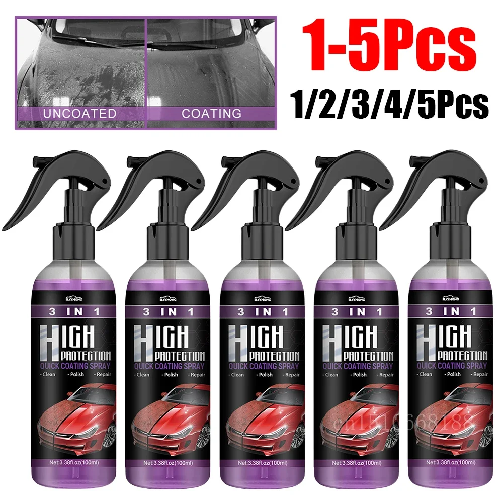 1-5Pcs 3 In 1 Car C… - image