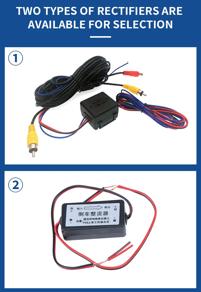 AHD Auto Rückansicht Reverse Backup Kamera Mit Gleichrichter Für Opel Astra H J Corsa D Vectra C Zafira B Chevrolet Buick Fiat – Detail 7