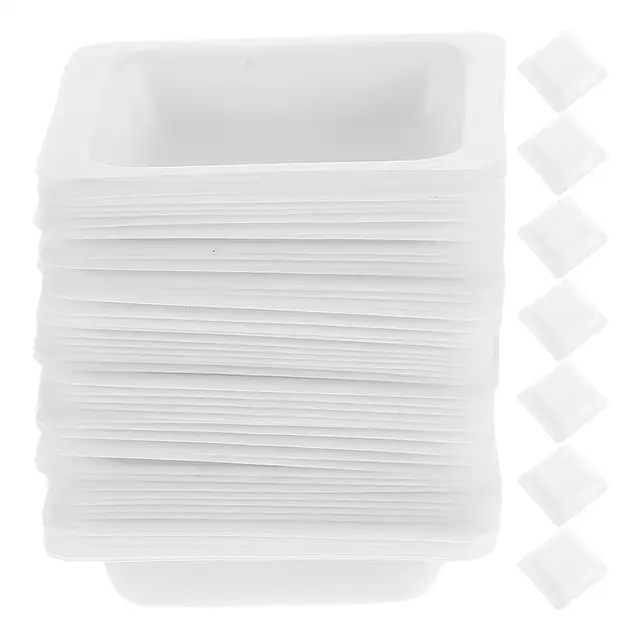 Tehaux Kitchen Weighing Pan Weigh Boats Large Weigh Boats Plastic Scale Trays Weighing Lab Dish %ec%9b%83x I.1160207660