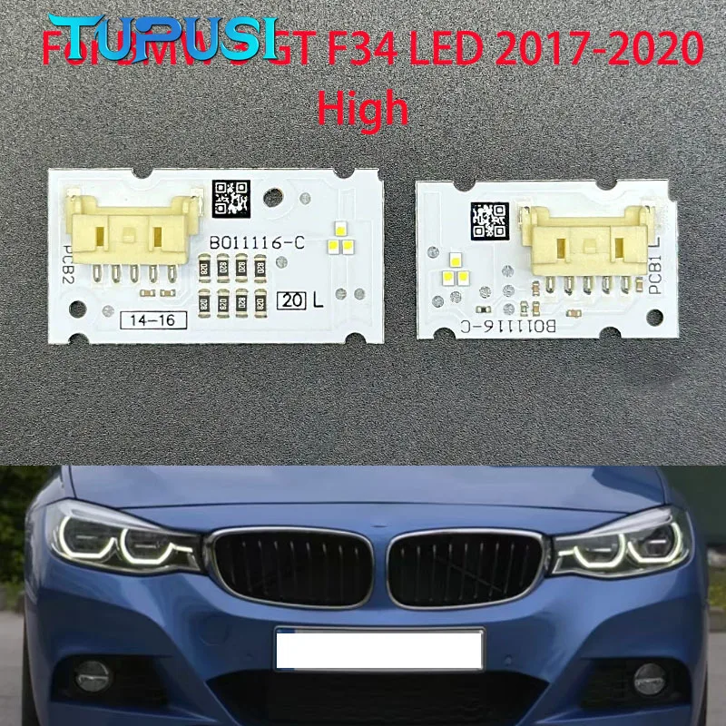 Car Headlights DRL Chip Ballast Chip White Light for BMW 3 Series GT F34 LED 2017-2020 Circuit Board Light Source Board Chip