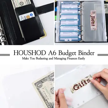 A6蝴蝶壓紋計畫活頁夾內頁拉鍊信封現金信封預算理財活頁夾 10 最佳銷售 預算規劃整理器 - №8