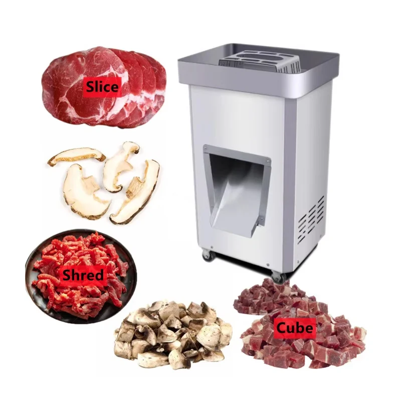 Electric Fresh Meat Cutting Machine Small Desktop Household Vegetable Cucumber Radish Shredder Kitchen Appliance