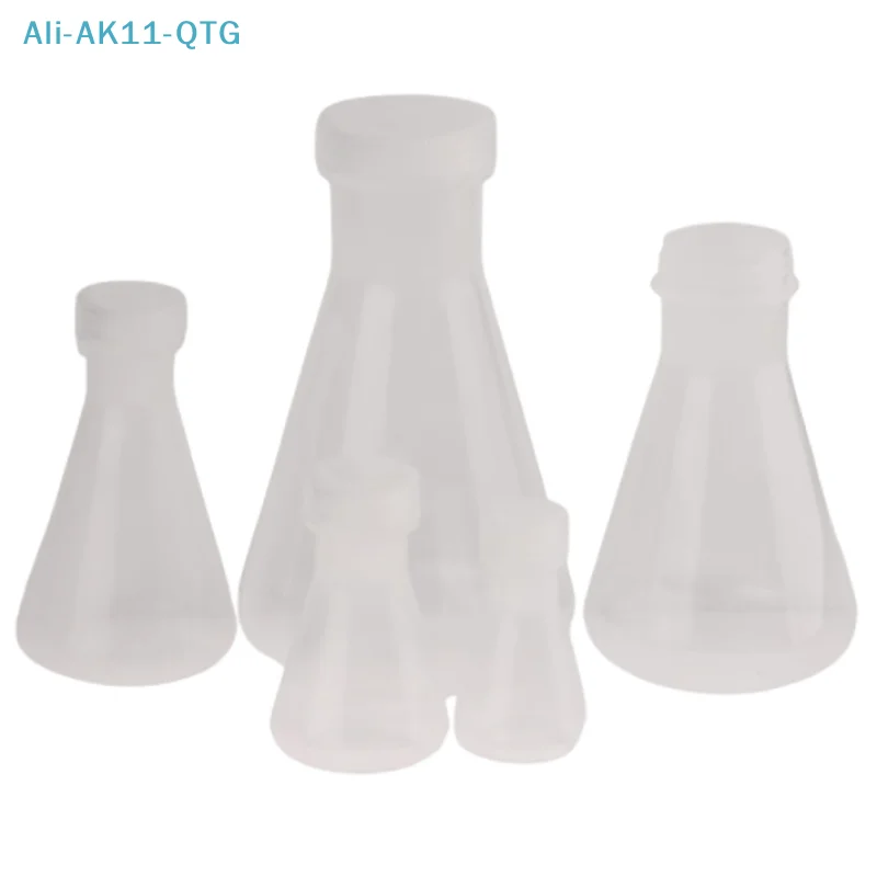 NEW 1PC 50ml To 1000ml Lab Plastic Erlenmeyer Flask Conical Container Bottle With Screw Cap For Laboratory Experiment
