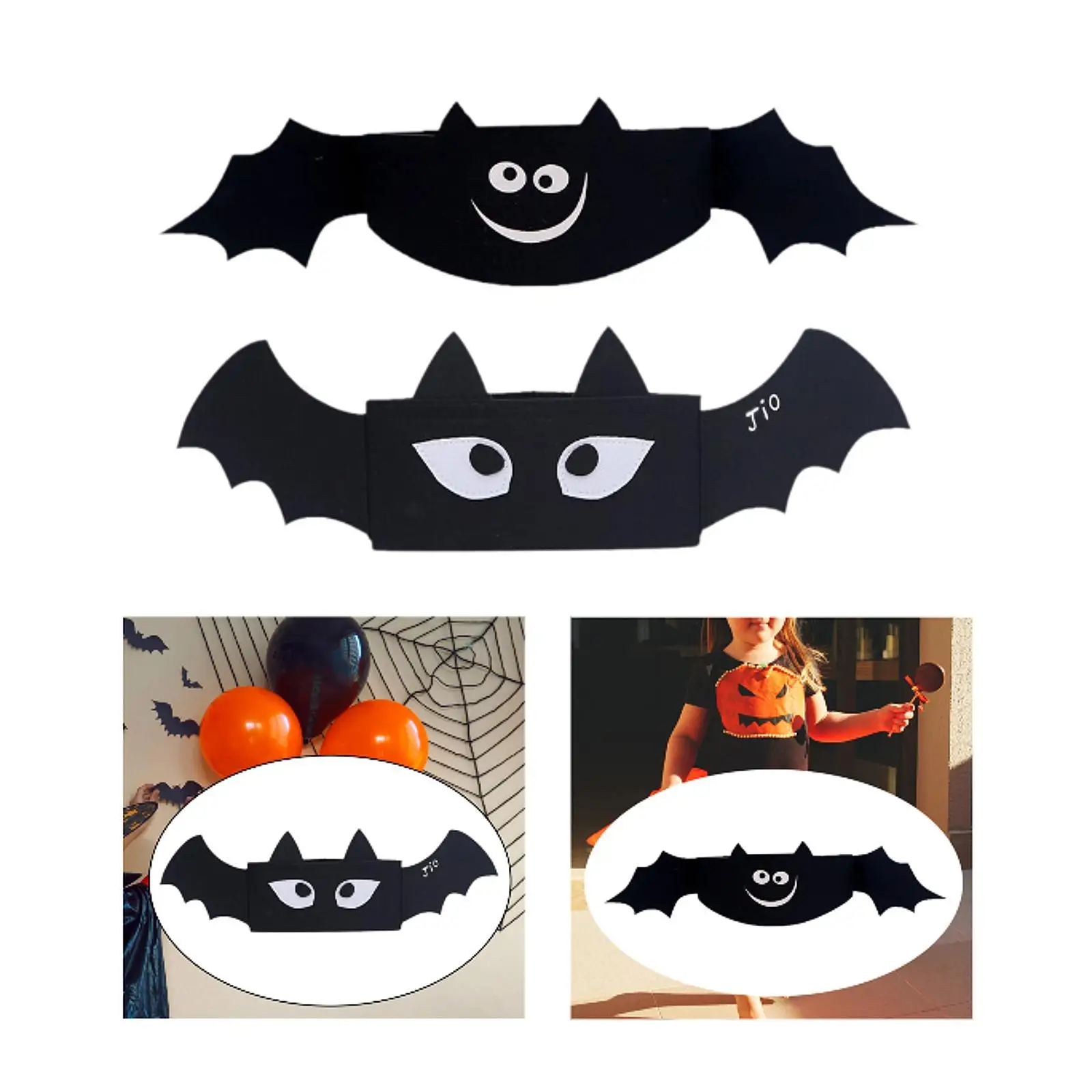 

Halloween Bat Hat Cosplay Children Bat Costume Accessories for Fancy Dress Party