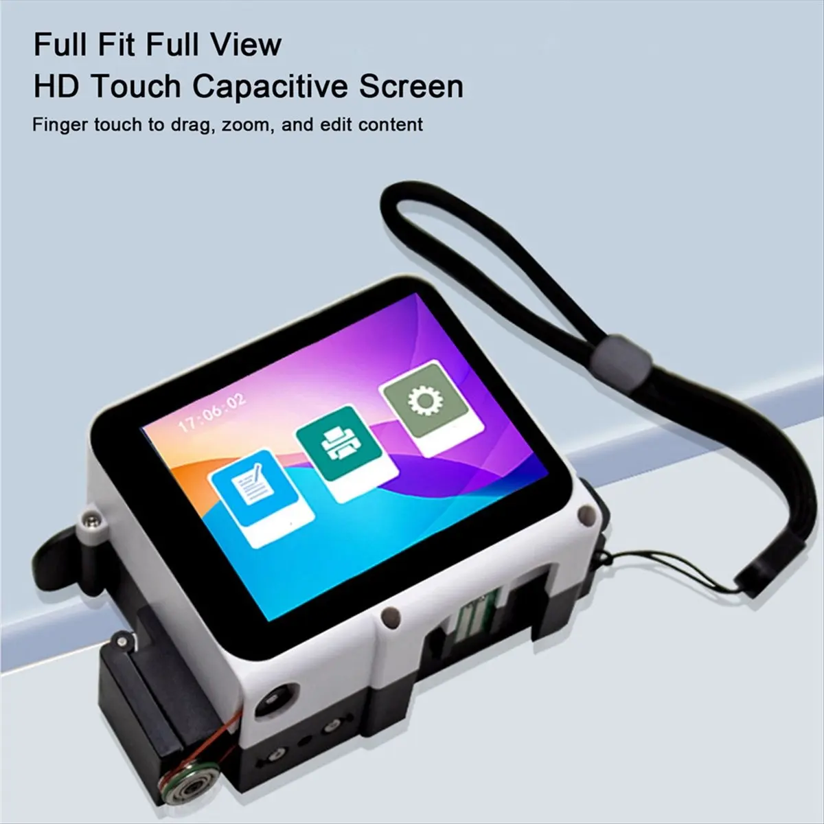 BEST CHOICE）Handheld Inkjet Printer 12.7mm Inkjet Printing Machine for Barcode Date Label Batch Number Support Multi Languages