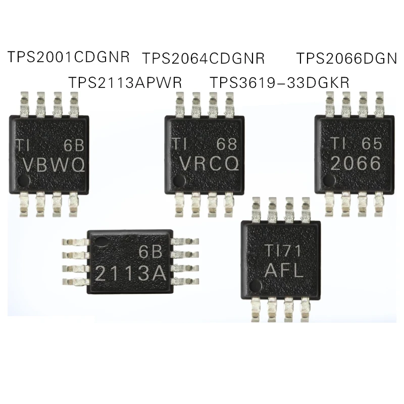 1PCS TPS2064/TPS2001CDGNR TPS2066DGN TPS2113APWR TPS3619-33DGKR