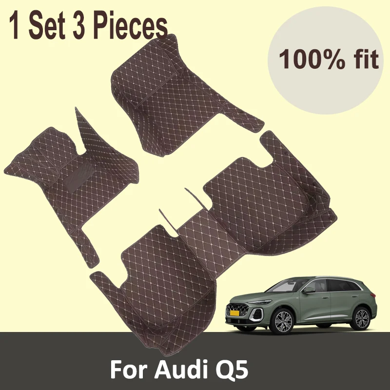 Car Mats For Audi Q5 8R MK1 2009-2017 Durable Anti Dirt Carpet Auto Floor Mat Set Car Interior Accessories