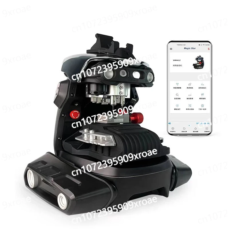 Intelligent CNC Key Machine  APP Control Car Key Matching Tank All Lost with Mechanical Key CNC Integrated Machine