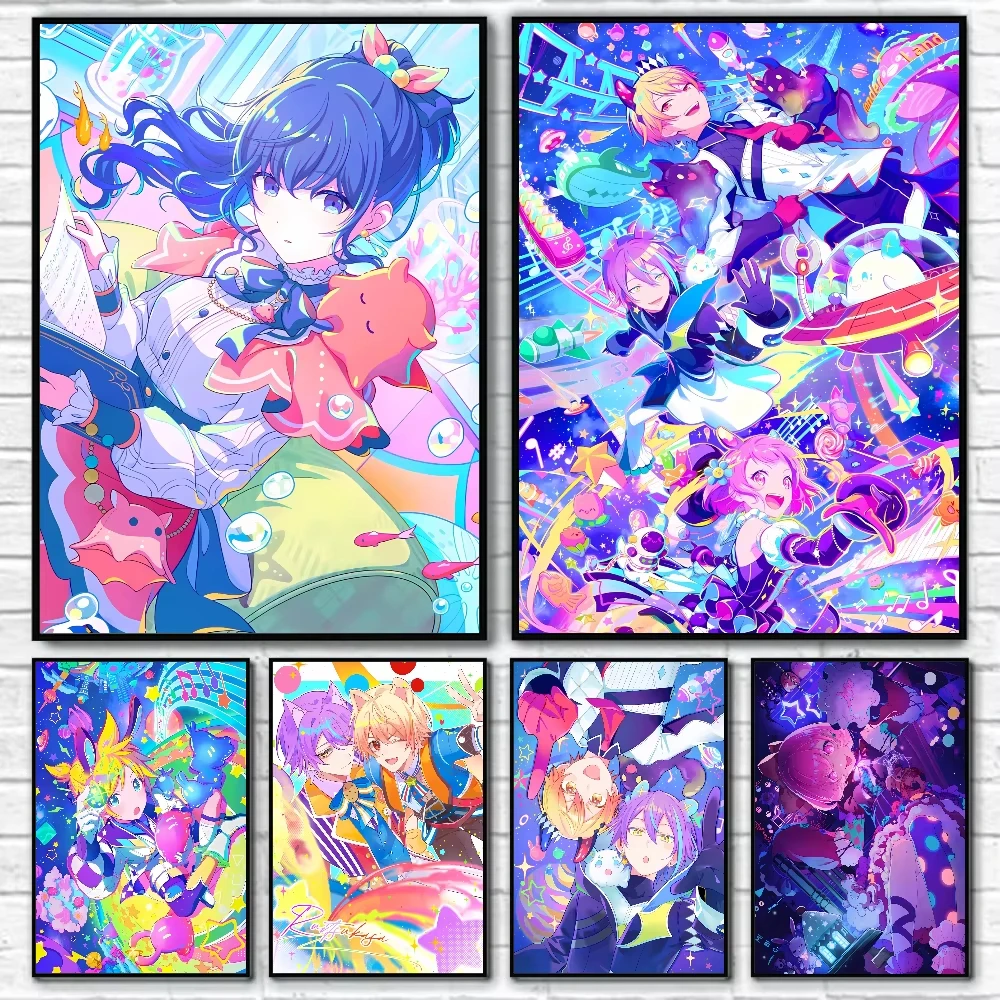 

Набор для алмазной вышивки 5D DIY по мотивам аниме P-project Sekai, мозаика, вышивка крестиком, декоративный подарок