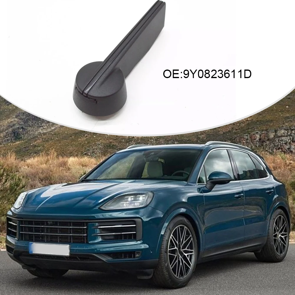 Hood Opening Handle 9Y0823661D Black ABS Engine Bonnet Latch Release Lever For Porsche For Cayenne For Macan 2018 2019 2020 2021