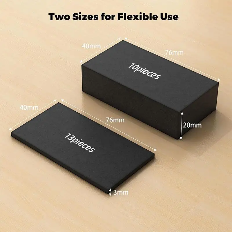 23 Pieces Headboard Stoppers for Wall Bed Stoppers Tools Anti Vibration Multifunctional EVA Foam for Bedroom