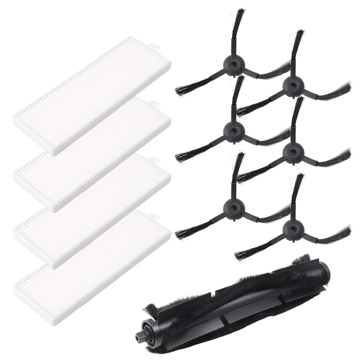 ใหม่สําหรับ 360 เครื่องดูดฝุ่นหุ่นยนต์ S10 X100 Max อะไหล่ทดแทนอุปกรณ์เสริมแปรงหลักแปรงด้านข้าง Hepa Filter