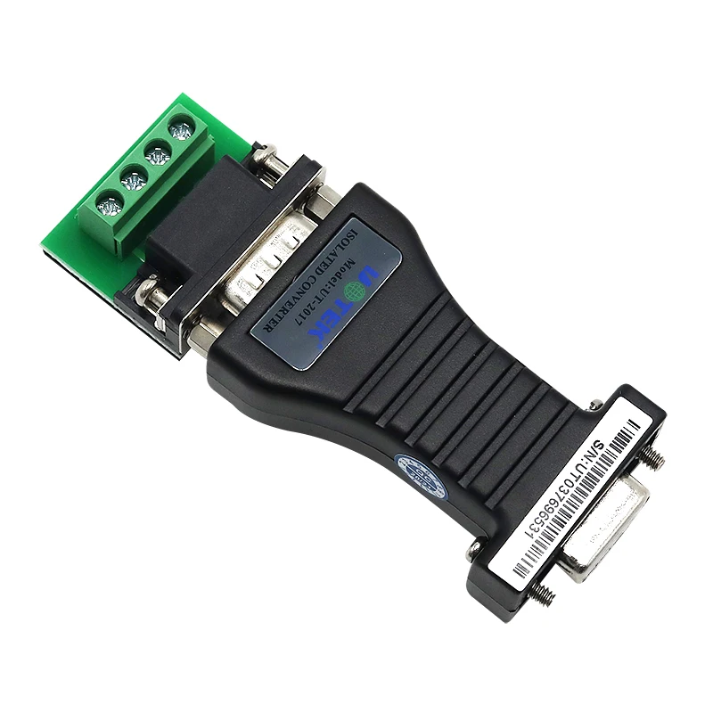 UOTEK Industrial RS232 to RS485 Adapter Converter RS 232 DB9 Connector RS-485 to RS-232 Isolated Half Duplex Anti-surge UT-2017