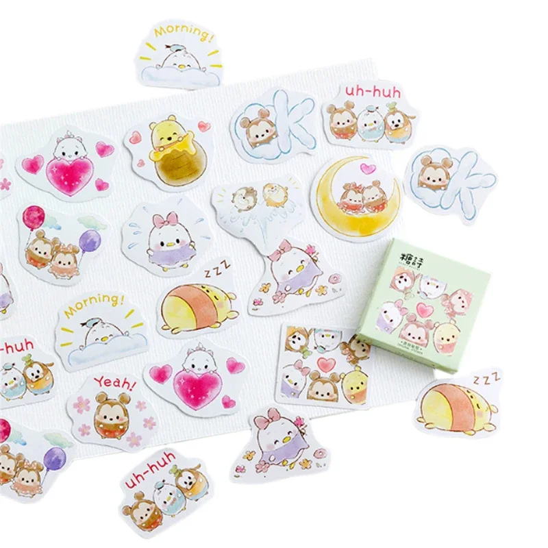 45pcs/box Kawaii Soft cute egg treasure Diary Paper Label Sealing Crafts Scrapbooking Decorative DIY Stickers