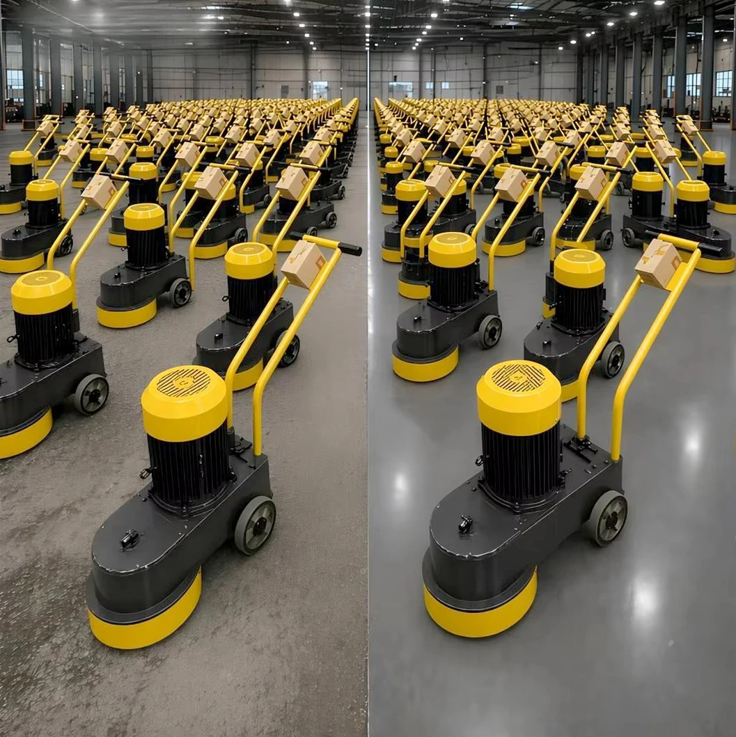 350mm Work Width Terrazzo Tile Polishing Electric Terrazzo Grinder Fast Polishing Machine