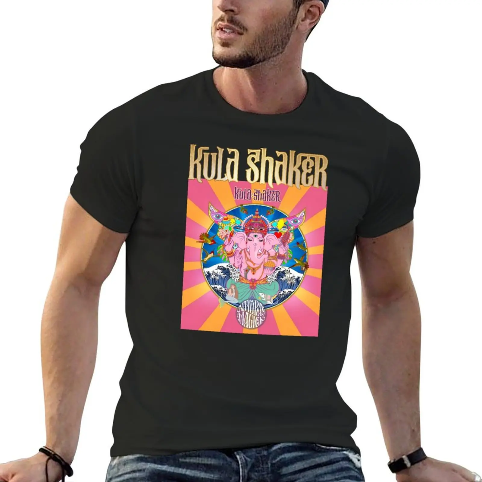 To music lovers - kula shaker T-Shirt tops vintage anime shirt cheap stuff oversized t shirt plain t shirts men