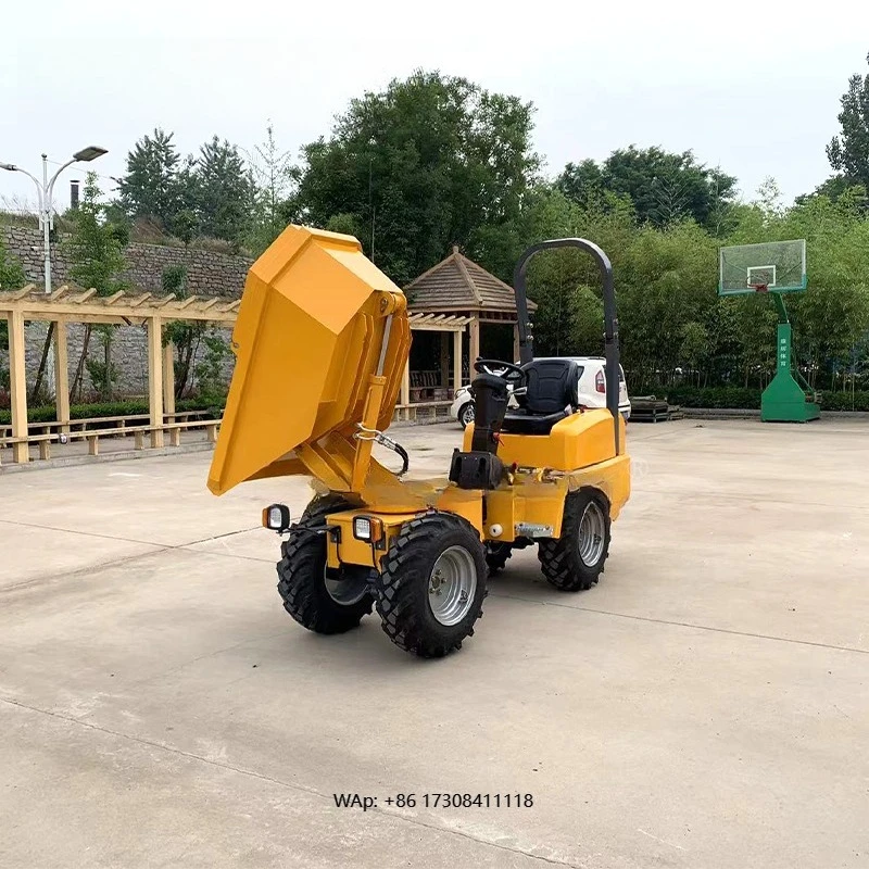 

Mini Multifunctional Electric Dumper Wheel Drive Mini Transporter Dump