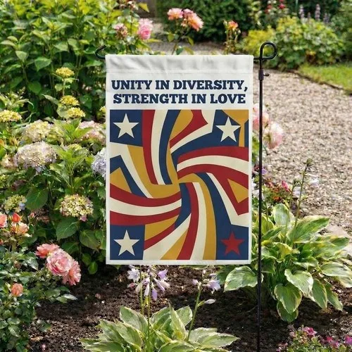 Human Rights Garden Flag  Political Garden Flag for Democrat  Equality Women PPZ
