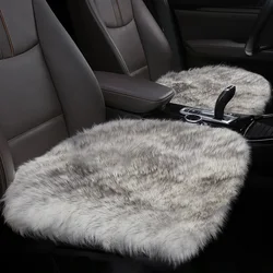 Universal Natural Fur Genuine Sheepskin Car Front Seat Cover with Comfortable Soft 2 Inch Long Fluffy Wool Auto