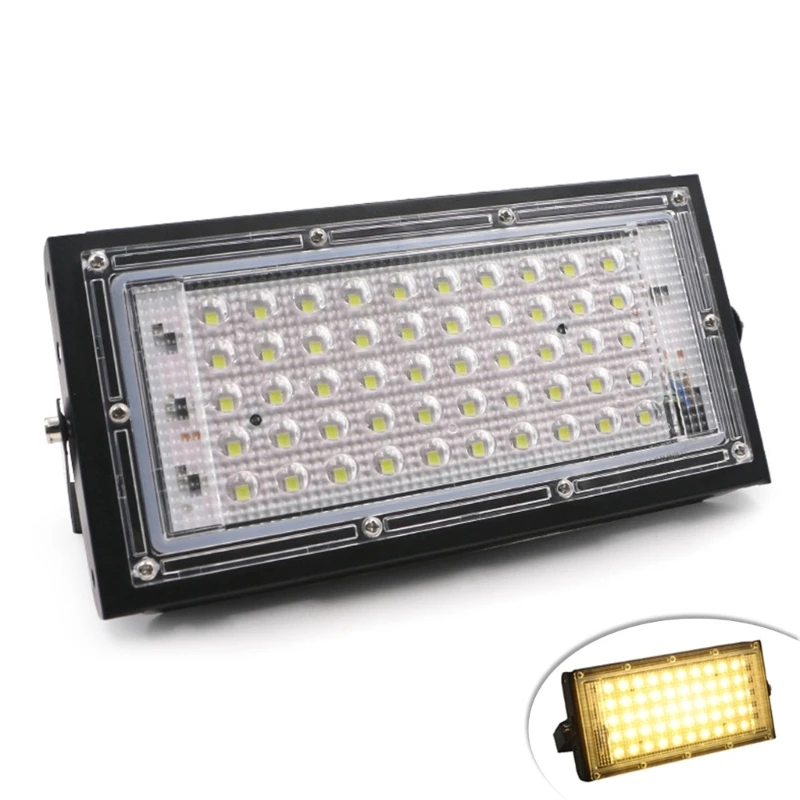 Waterproof Floodlight Energy Efficient LED Outdoor Spotlight 50W Flood Light for Outdoor Area Reflector Wall Lamp