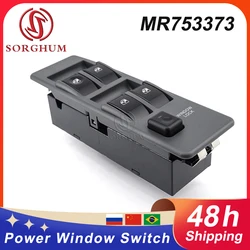 Sorghum NewPower Window Switch Button For 1990-2003 MITSUBISHI MONTERO PAJERO V31 V32 V33 MK2 MR753373 MB781916 LHD Driver Side