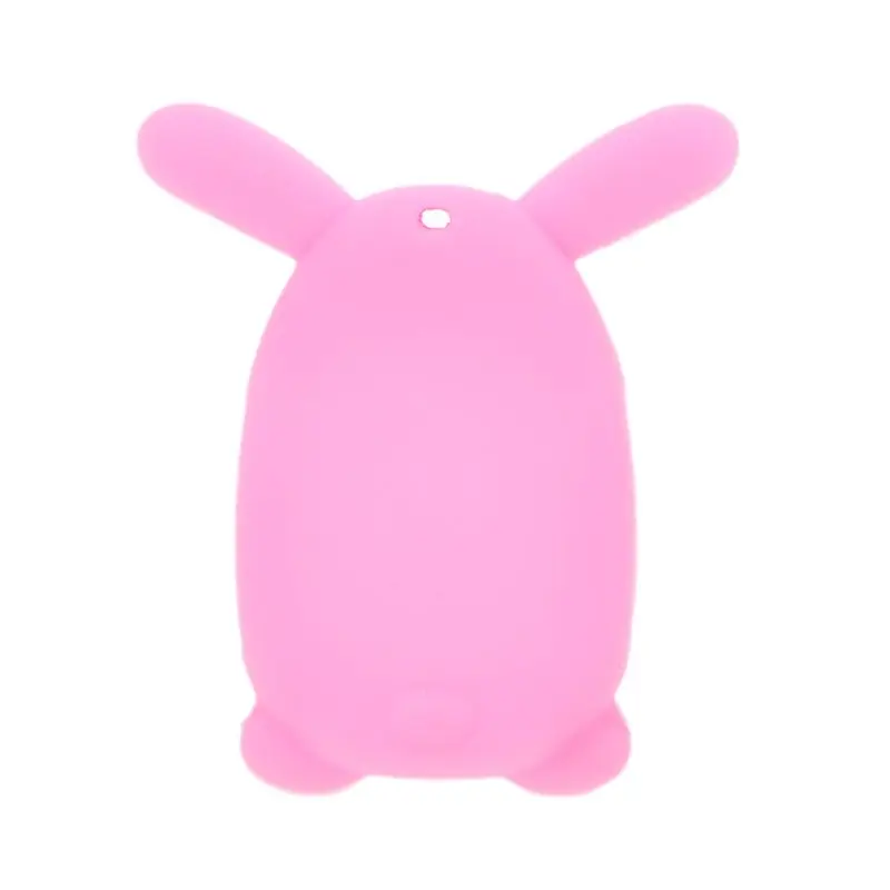 Soft Skin Friendly Protector Cute Rabbit Silicone Pendant Sling Protective Cover for Q90 Kids for Smart Watch