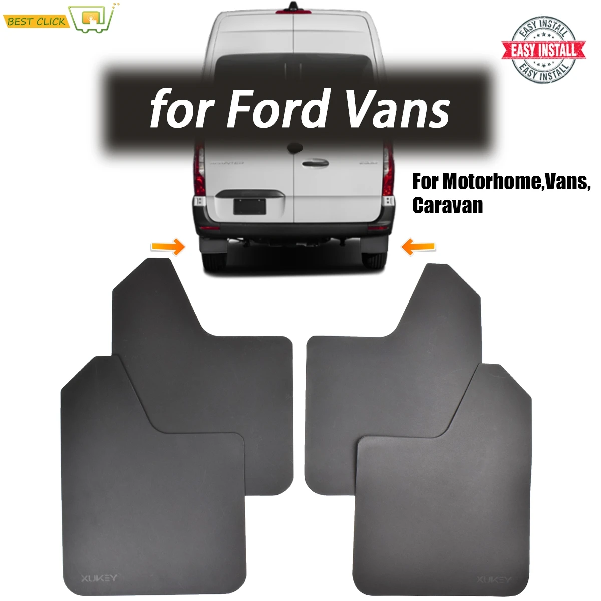 Брызговики для Ford Transit Connect, курьерские, под заказ, Tourneo 150 250 350 Mk6 Mk7 Mk8, брызговики, брызговики