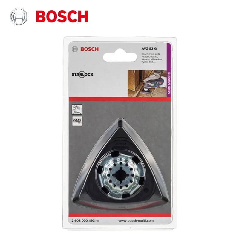 Bosch STARLOCK Sanding Plate AVZ 93 G Oscillating Saw Blade Sanding In Corner Multitool Saw Blade for GOP12V-28 GOP185-Li