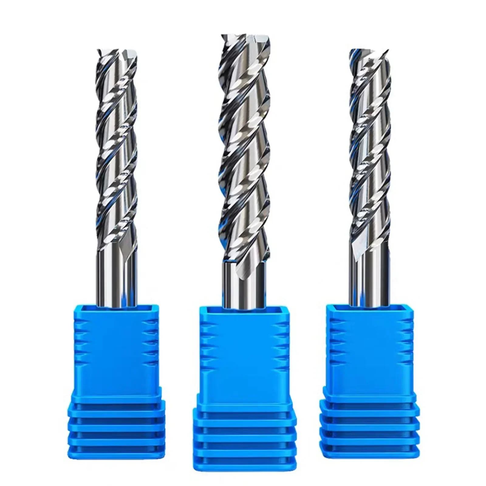 HRC35° 3 Flute 3-20mm HSS End Milling Cutter Lengthening Wood Aluminum Machining Tool 5mm 6mm 8mm 10mm 15mm 20mm