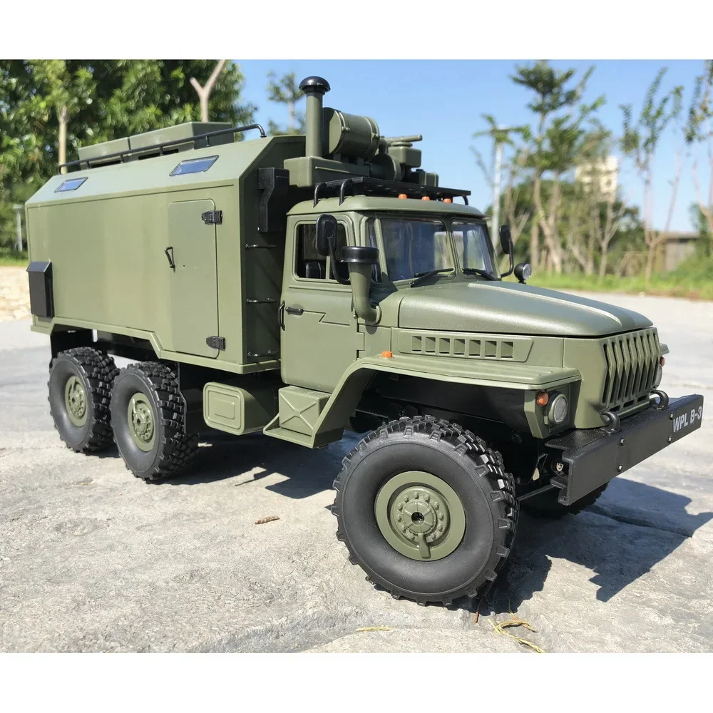 WPL 1:16 Scale 6WD Military Truck B36  RC Car Soviet Ural Off-road Vehicle Simulation Climbing Model Toys RTR RC Monster Truck