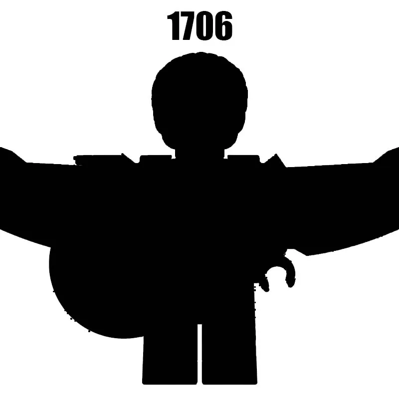 Bloques de Construcción WM2163 WM2164 WM2165 WM2166 WM2167 KT1057, Regalo de Cumpleaños, Juguetes de Ensamblaje para Niños, Películas y Series de TV 022