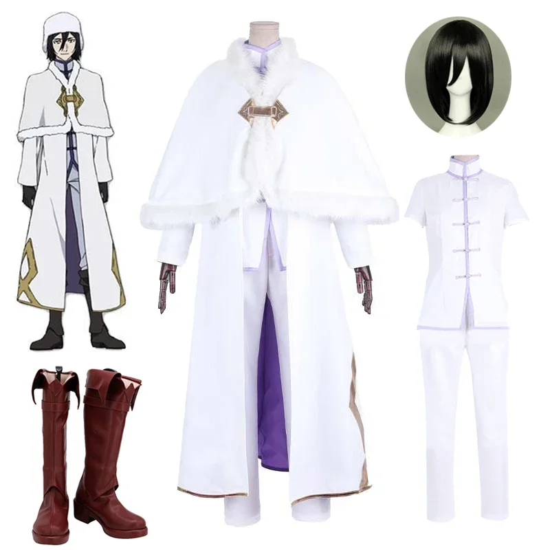 Anime Characters Fyodor Dostoevsky Cosplay Costume Wig Hat Cloak Trench Uniform Oufit The Decay of The Angel For Men Women RZ147