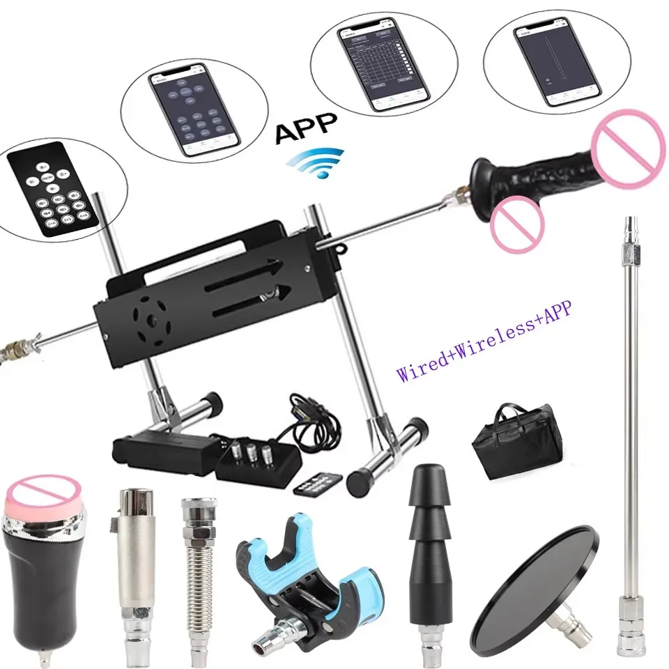 FREDORCH 200W APP Premium sex machine System with Dildo Thrusting Love Sex Machine Remote Control 3-15cm for women sex machine
