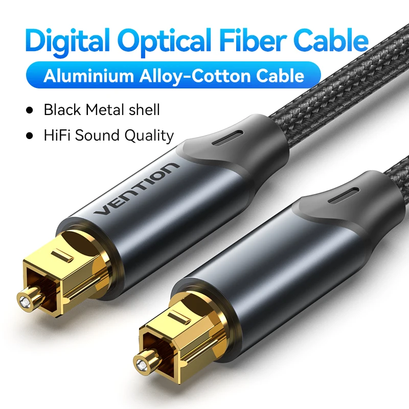 Ventie Digitale Glasvezelkabel Toslink SPDIF Coaxiale Kabel voor Versterkers Speler Xbox PS5 Soundbar Kabel Optische Audiokabel