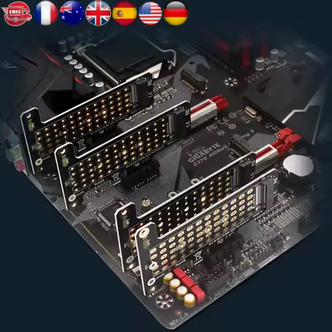 M.2 NVME To PCIe4.0 X1 Expansion Card Adapter Support PCIe X1 X4 X8 X16 Interface for M Key M.2 NVME SSD 2230/2242/2260/2280