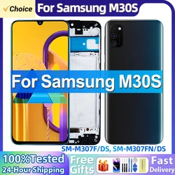 6.4'' AMOLED For Samsung Galaxy M30S M307F SM-M307F Replacement M30s  LCD Display Touch Screen With frame Digitizer Assembly